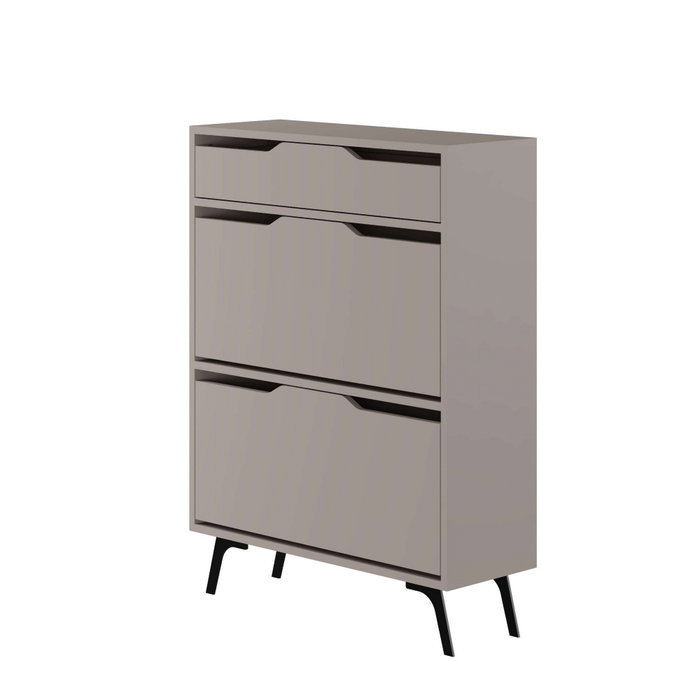 Hanah Home Astat Gabinete de Zapatos Mocha ligero